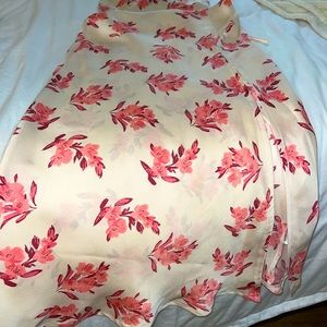 Princess Polly Pink Floral Long Dress